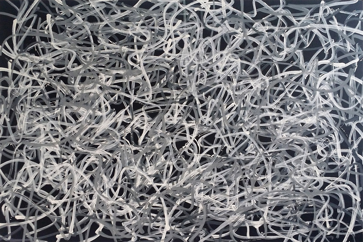 Tangle #12 | acrylic marker on cavas | 120x180cm | 2015